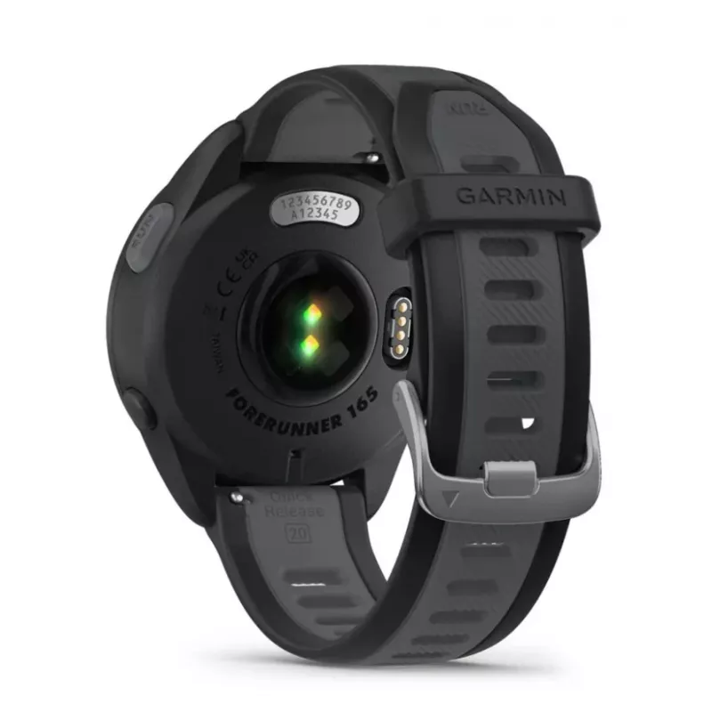 Garmin Forerunner 165 3.05 cm (1.2) AMOLED 43 mm Digital 390 x 390 pixels Touchscreen Black GPS (satellite)