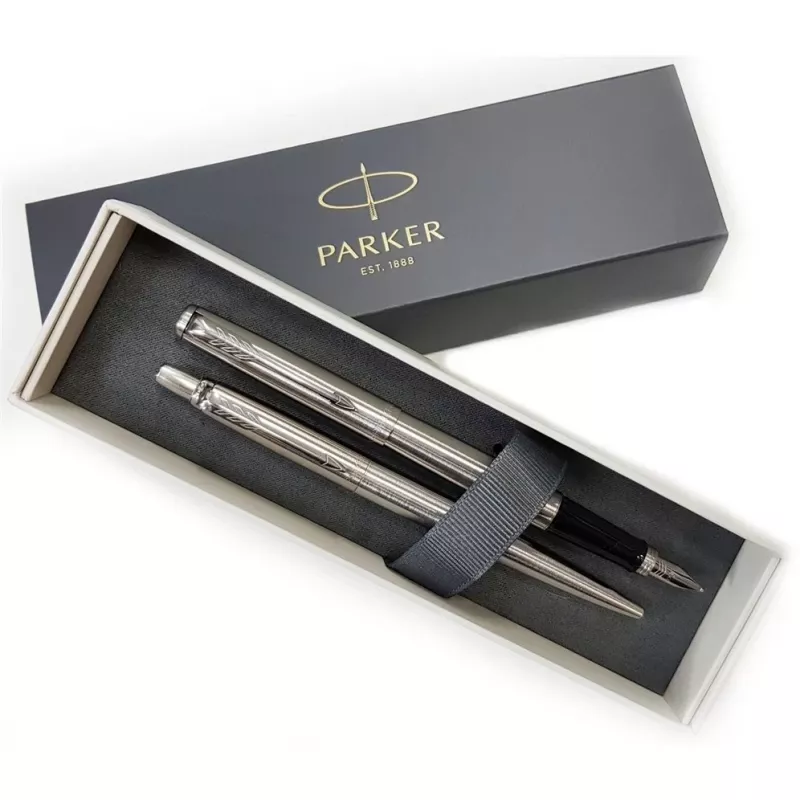Parker 2093258 pen set Black, Silver 2 pc(s)