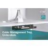 Digitus DA-90450 Cable Management Tub 600x135x108mm Black Steel 1