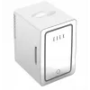 Mini fridge with LED makeup mirror Elle ESDAFX04WHEU 4 L white