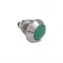 Push Button DELOCK 22034 12 mm, 2× screw terminal, green