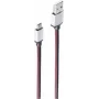 USB cable ShiverPeaks BS14-50096 0.9m USB A Micro-USB B Red