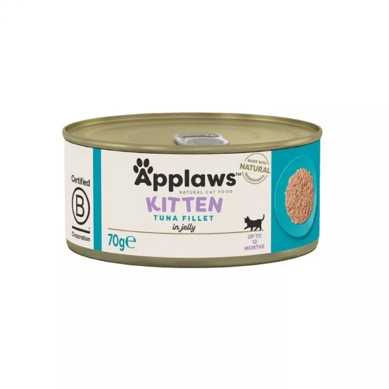Wet Cat Food Applaws Tuna 70 g can — 13% protein, 1.7% fat, 82% moisture