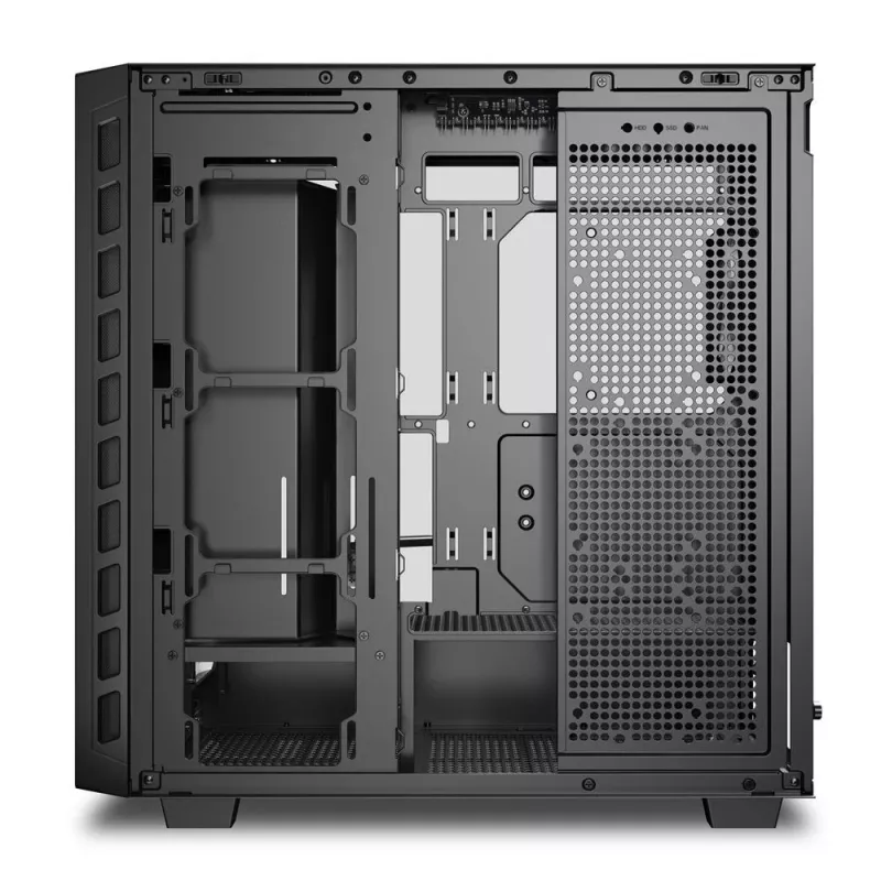 Sharkoon REBEL C80G RGB Midi Tower Black