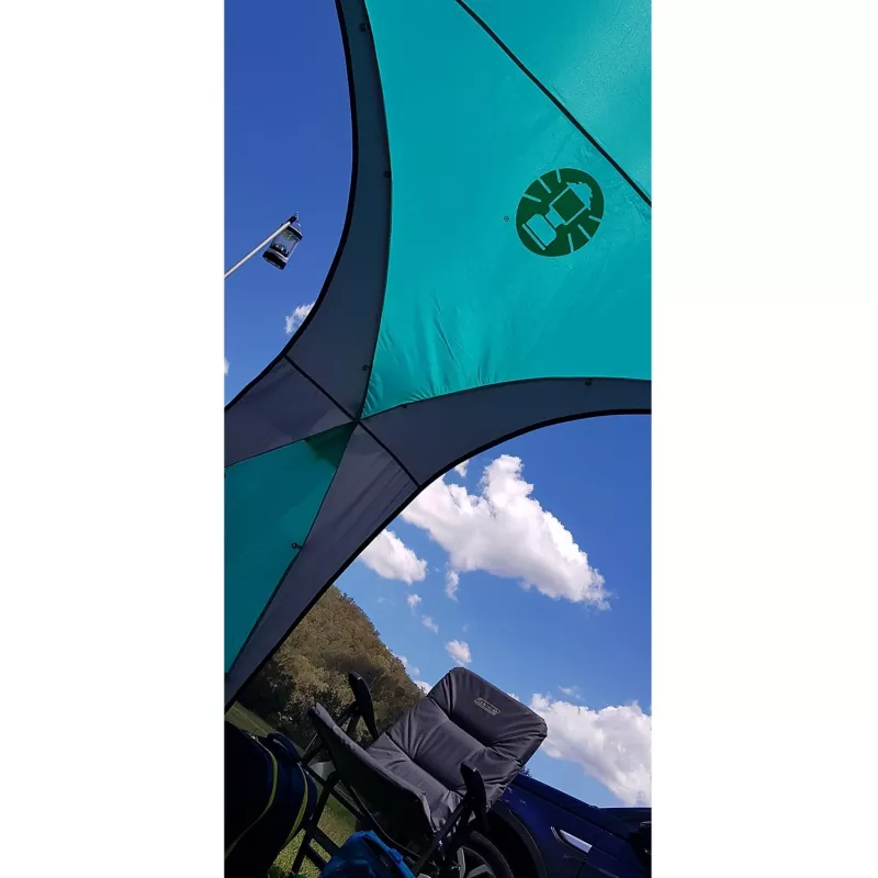 Event Dome Shelter L, 3,65 x 3,65m, Pavillon Light Blue/Grey