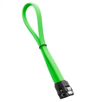 CableMod ModMesh - SATA-Cable - Serial ATA 150/300/600 - SATA (W) to SATA (W) - 60cm - Light Green (CM-CAB-SATA-N60KLG-R)
