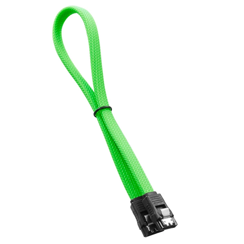 CableMod ModMesh - SATA-Cable - Serial ATA 150/300/600 - SATA (W) to SATA (W) - 60cm - Light Green (CM-CAB-SATA-N60KLG-R)