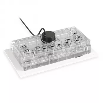 Alphacool Distroplate Apex Dark Base Pro 901 RGB Support — distribution plate for PC water cooling, model 14658
