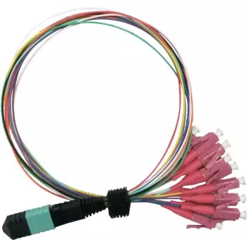 Value 21.99.1100 Fibre Optic Cable 2 m MPO 12x LC OM4 Multicolour (21.99.1100)