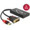 Cable DVI 24+1 + USB-A/Displayport 20p DeLOCK 62596