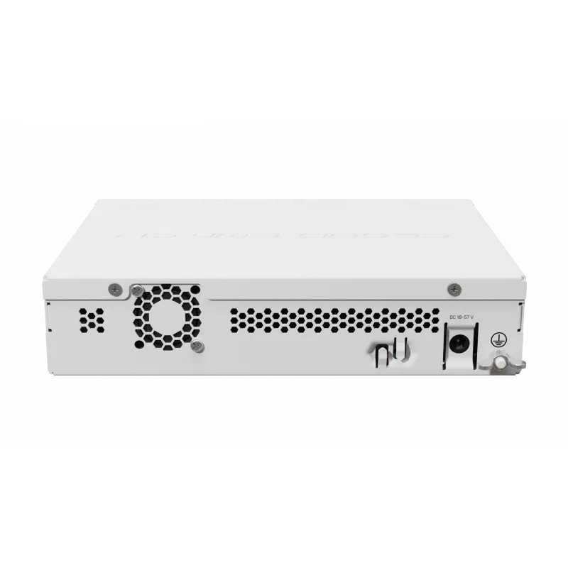 Managed L3 network switch MikroTik CRS310-1G-5S-4S+IN — 1U, 1x Gigabit, 5x SFP, 4x SFP+, 10G, DC/PoE 18–57V, 20W max