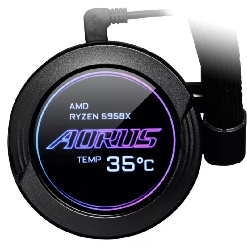 GIGABYTE AORUS WATERFORCE X 280 Processor All-in-one liquid cooler Black 1 pc(s)