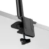 Maclean MC-929 Tabletop Reinforcement Plate for Monitor Desk Mounts, Black