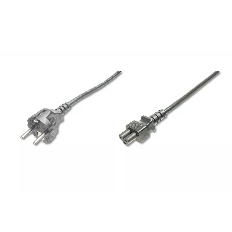 Assmann Mains connection cable. Schuko - C5 M/F. 1.2m. H05VV-F3G 0.75 mm². bl (AK-440115-012-S)