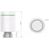 Indoor rotary LED sensor EZVIZ T55 — white plastic, AA battery, Ø 5.5 cm, height 95 mm