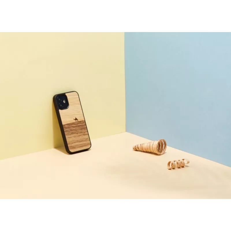 Protective phone case Man and Wood for iPhone 12 mini — Terra Black