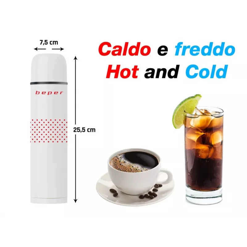 Electric kettle Beper BI.504 500 ml, stainless steel, 2200 W