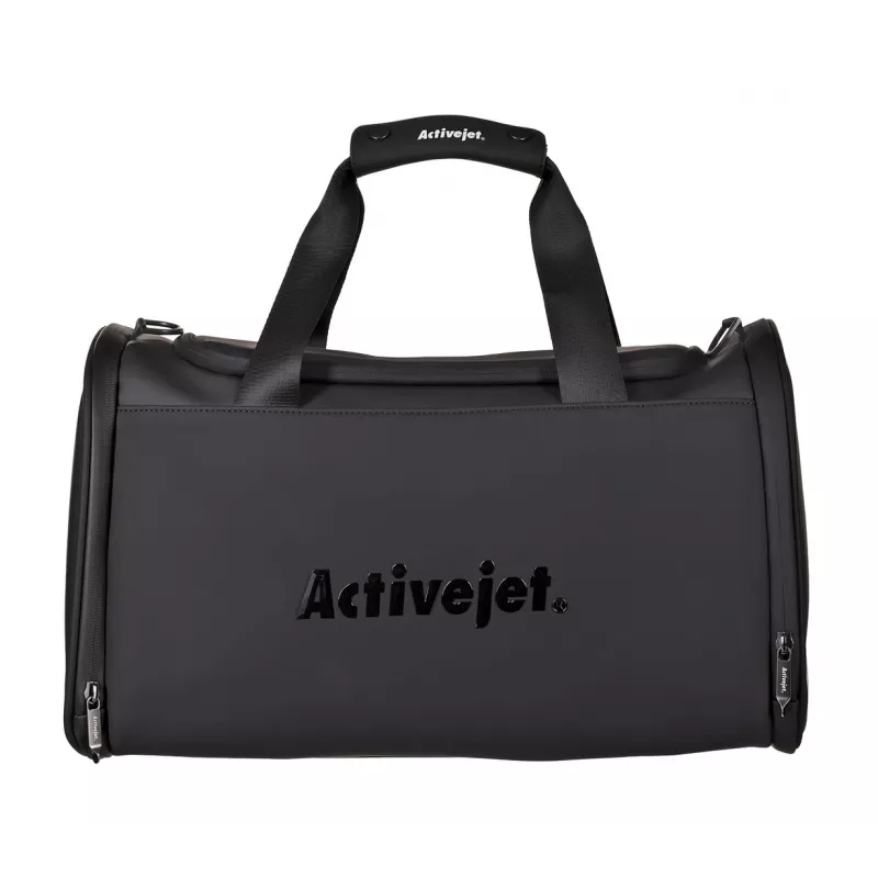 Lymphatic compression massager for legs ActiveJet ACM-PLUS-A1 L — battery 25 W, built-in battery, 380×1020×60 mm, black