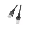 LANBERG network cable Cat6 U/UTP RJ-45 to RJ-45, 5 m, black, CCA conductors, 250 MHz, 26 AWG