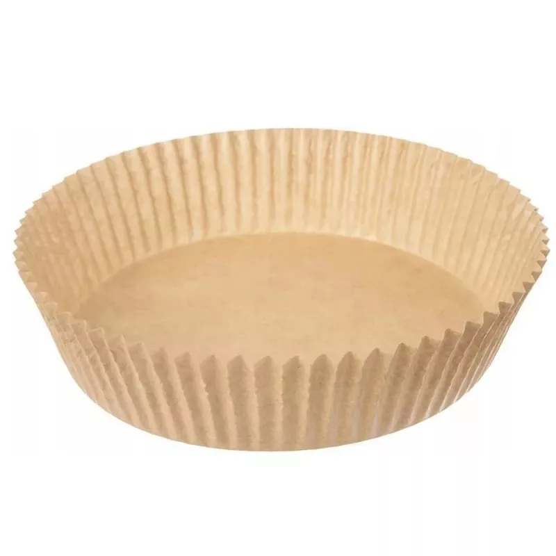 Paper fryer liners round 16 cm, pack of 50 – compatible disposable oil-absorbent fryer paper