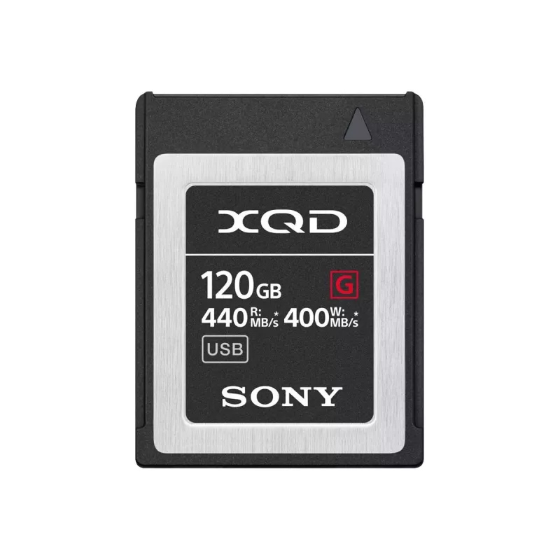 Sony QD-G120F 120 GB Hi- Speed XQD Memory Card, 120 GB, XQD, 440 MB/s, 400 MB/s, Water resistant, Temperature proof, Black