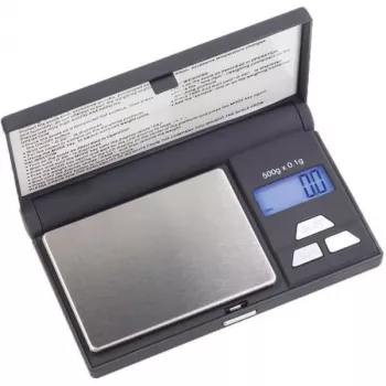Electronic portable scale OHAUS YA Gold YA501 — 0.5 kg capacity, 0.1 g accuracy, stainless steel pan