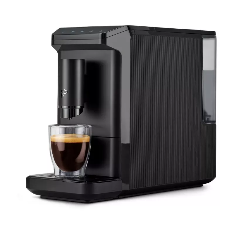 Espresso machine Tchibo Esperto Mini black — compact home espresso maker