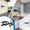 Manhattan Outdoor Wall Mount for TV & Monitors (Full Motion), For screens 37 inch to 65 inch, VESA compatibility: all between 200x200mm to 600x400mm - check the dimensions of the four mounting holes on back of screen to ensure it fits, Max 50kg, Weatherproof, Bracket