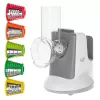 Vegetable slicer Adler AD 4815, 150 W, 5 nozzles, ABS housing, white/grey