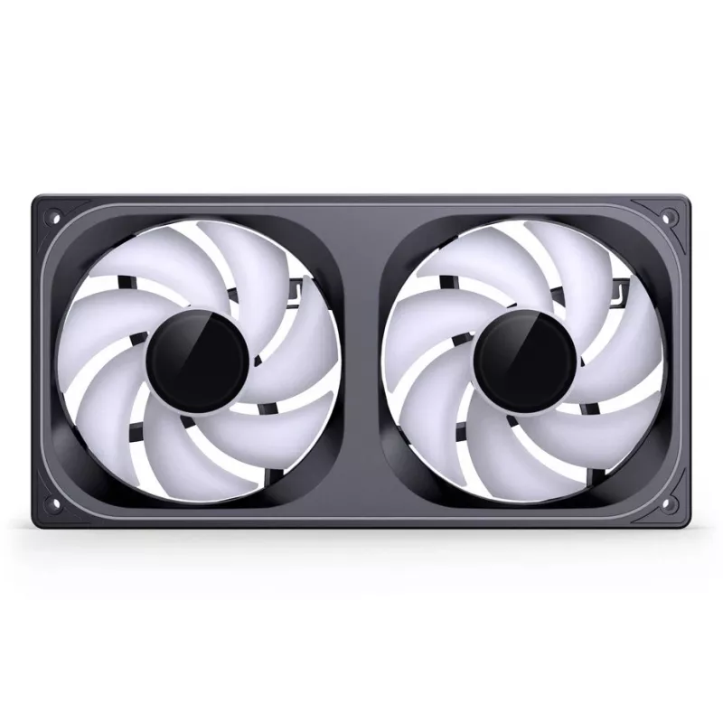Cooling fan Jonsbo ZB-240 240mm ARGB PWM black — Infinity Mirror design