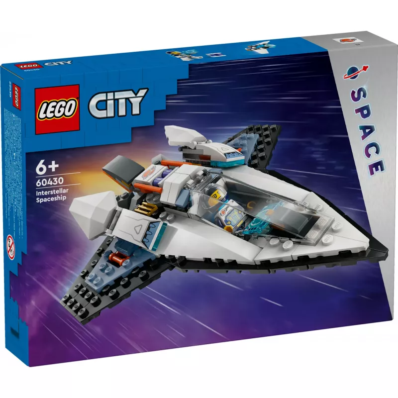 LEGO City construction toy Spaceship 60430 — 240 pieces, 1 minifigure, age 6+, 170×220×40 mm