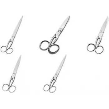 Wedo 909 5545 Office and Craft Scissors straight cut Stainless Steel (909 5545)