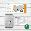 Electric heating pad Medisana HP 700 100 W, grey, 600×350 mm, 2.3 m cable