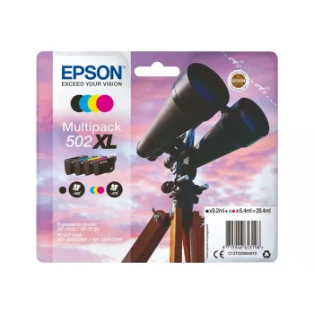 Epson 502 XL toner cartridge 4 pc(s) Compatible Black, Cyan, Magenta, Yellow