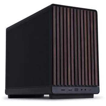 PC case Lian Li A3-mATX Micro Tower — Micro-ITX/Micro-ATX, Wood & Black, supports ATX/SFX/SFX-L PSUs