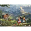 Thomas Kinkade Studios: Disney - Mickey & Minnie in den Alpen, Puzzle 1000 Pieces