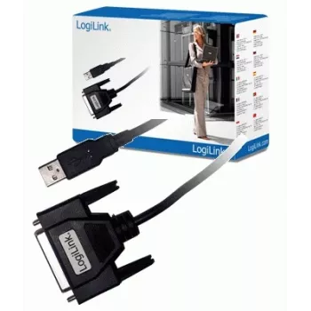LogiLink UA0054A Parallel Cable Black 1.8 M