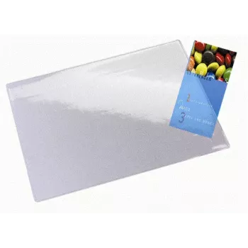 Leitz Plus Desk Mat, Transparent, Polyvinyl chloride (PVC), 650 mm, 500 mm, 1 pc(s)