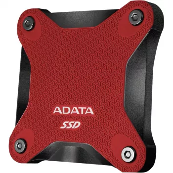 External SSD ADATA SD620 1 TB, Portable USB 3.2 Gen 2 (Micro-USB B), Read 520 MB/s, Write 460 MB/s, Shock resistant, Red