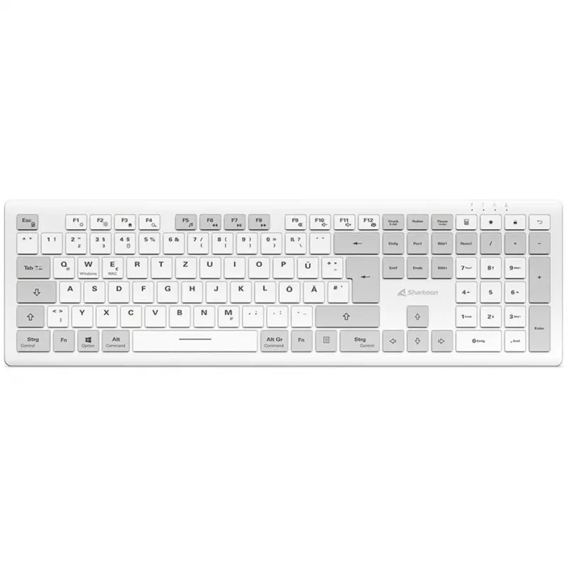 Sharkoon OfficePal K30W White DE-Layout Rubberdome