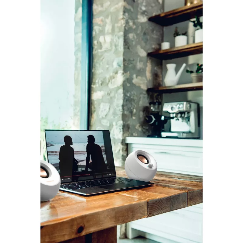 Creative Labs Pebble V3 White Wired & Wireless 10 W