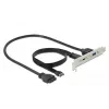 Slot Bracket DeLOCK 89934 with 1 x USB Type-C and 1 x USB Type-A Port