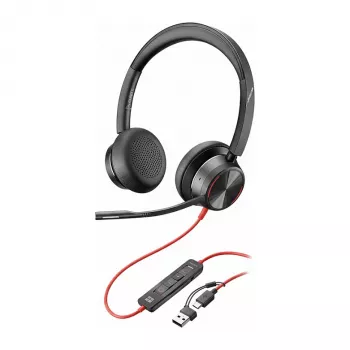 HP Poly Blackwire 8225-M USB-C Stereo Headset, ANC, Teams-Certified (Bulk) (C92SCA6)