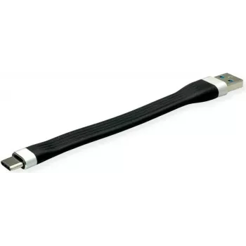ROLINE 11.02.9014 USB Cable 0,11 m USB 3.2 Gen 1 (3.1 Gen 1) USB A USB C Black (11.02.9014)