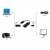Video cable adapter GEMBIRD A-HDMIF30-DPM-01 HDMI Type A to DisplayPort 0.15 m Black