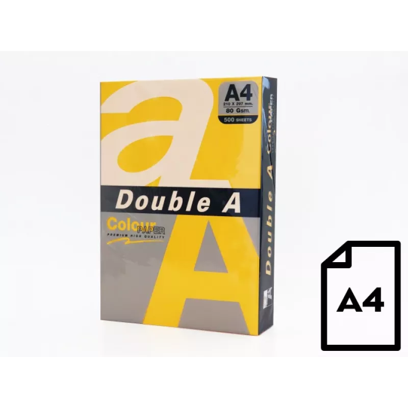 A4 Colour Paper double a DA-GOLD 80 g/m², 500 sheets