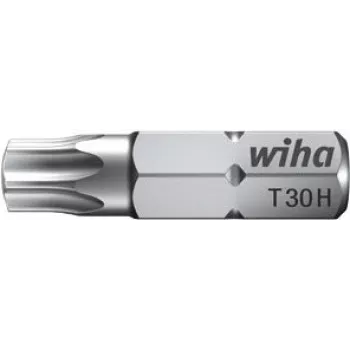 Wiha Standard TORX Tamper Resistant T20H screwdriver bit, 25 mm (7015 Z TR)