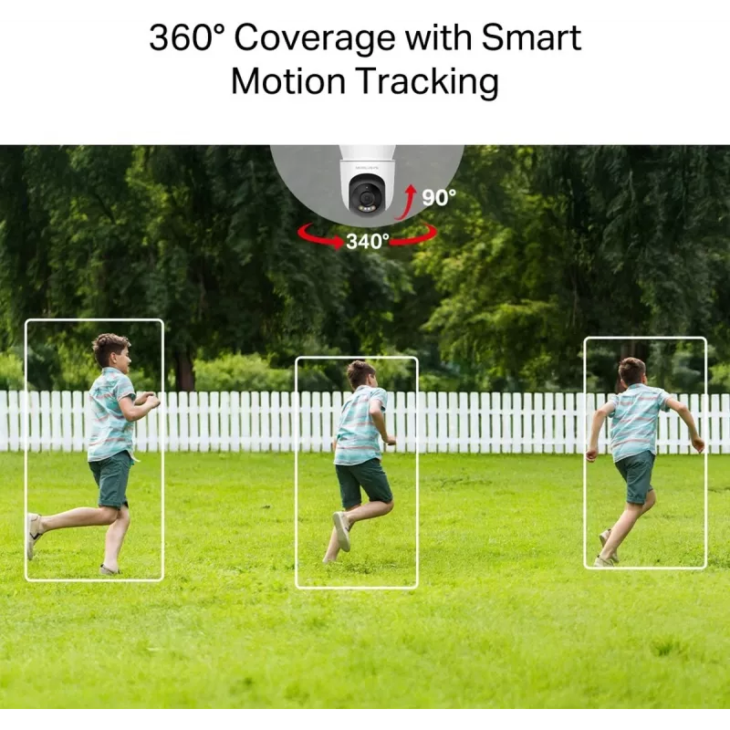 IP security camera MERCUSYS MC500 1080p WDR Wi‑Fi Outdoor Bulb IP65 PoE/DC 2‑way Audio 340° pan 9x optical zoom