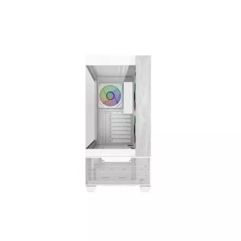 Cooler Master E690-WHNN-S00 Elite 690 WOOD White, 270° Full-View Tempered Glass, Seamless Bevel