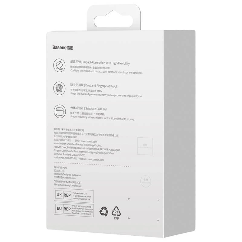 Protective transparent case Baseus ARAP000000 for AirPods 3 — lightweight, durable